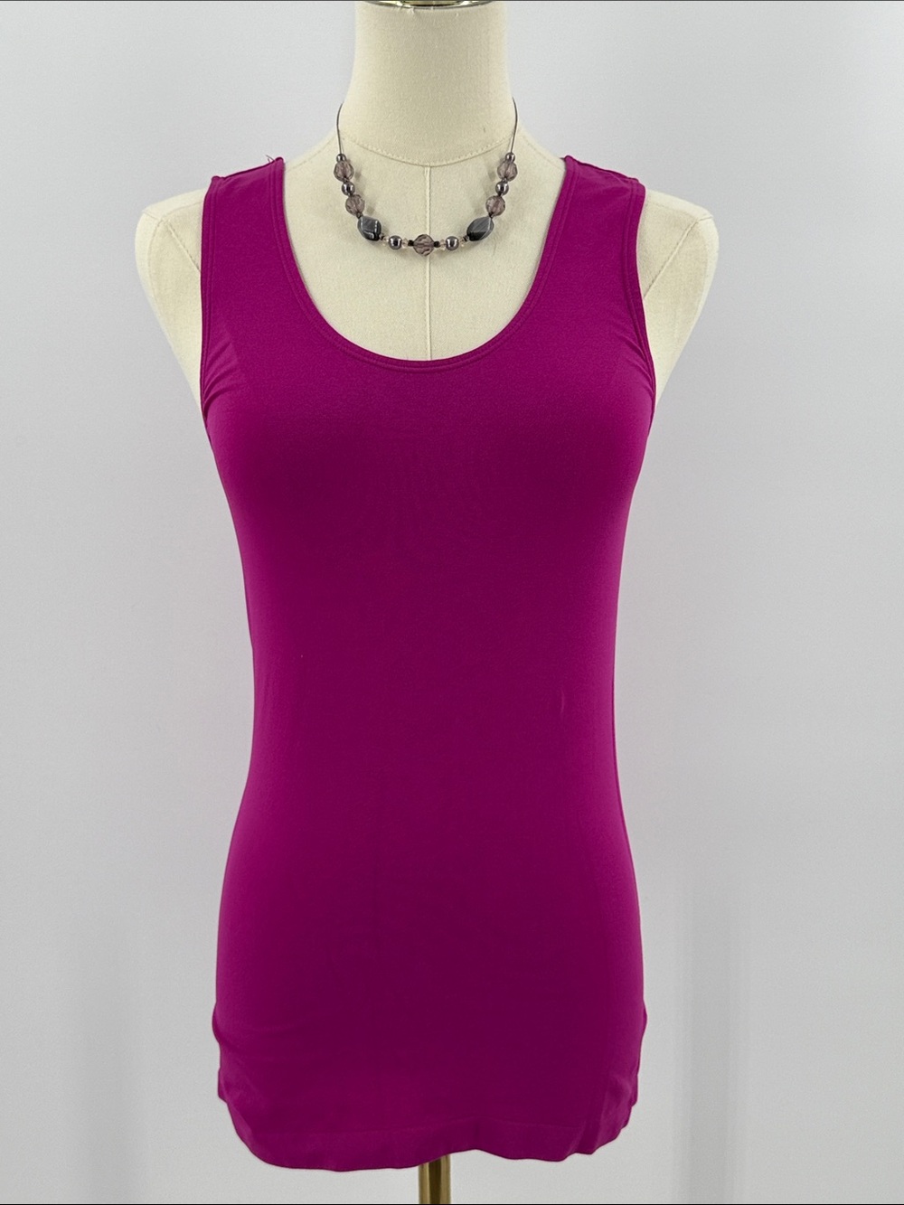Worthington Fuchsia Scoop Neck Tank Top